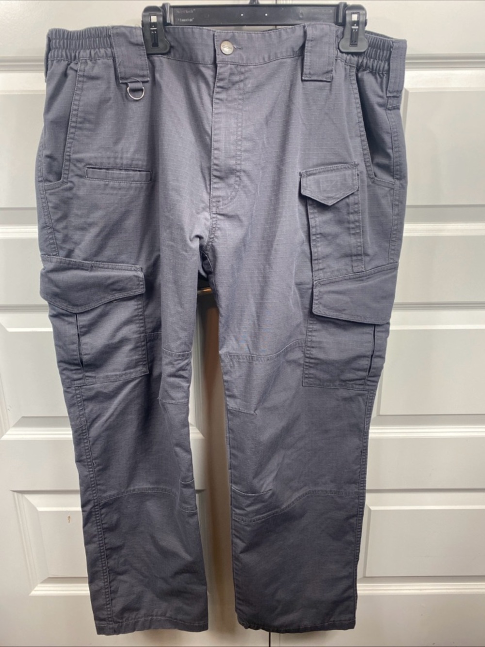 CQR Men Ripstop Tactical Water Resistant Cargo Trousers Gray 40 x 32 Outer ware